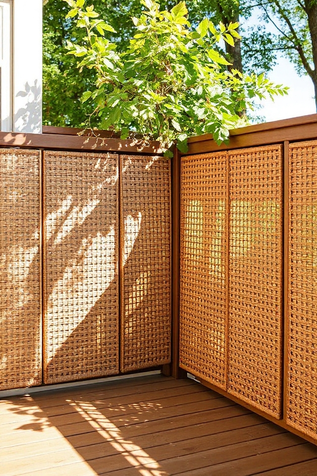 22 Deck Skirting Ideas To Enhance Your Outdoor Aesthetic 69 textured durable deck skirting