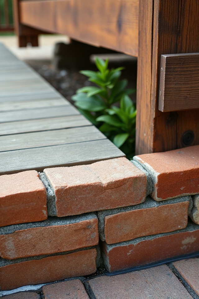 22 Deck Skirting Ideas To Enhance Your Outdoor Aesthetic 47 timeless brick skirting elegance