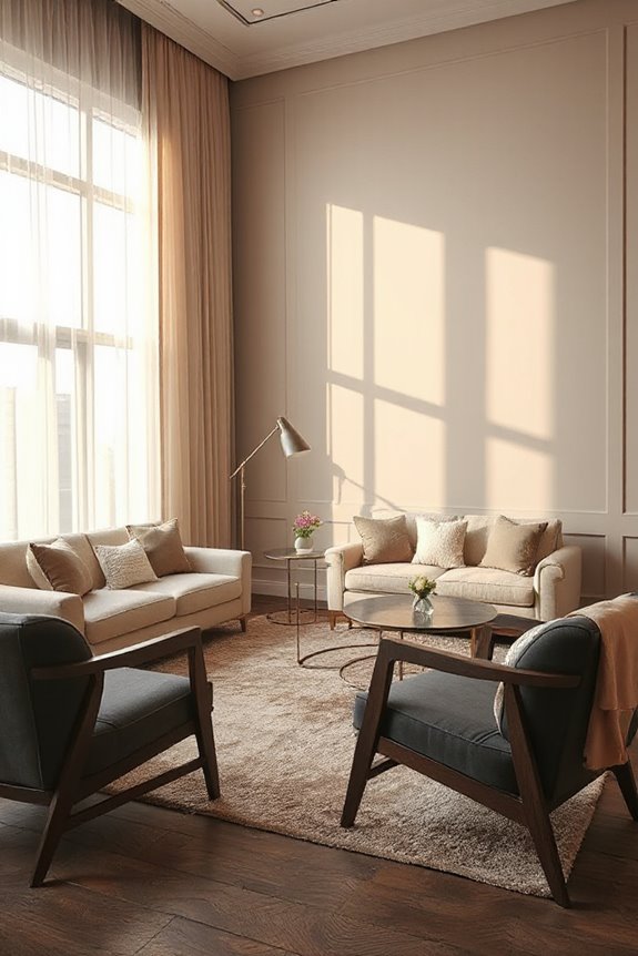 Don’t Miss These 22 Stunning Living Rooms in Warm Neutrals 58 timeless gray beige harmony