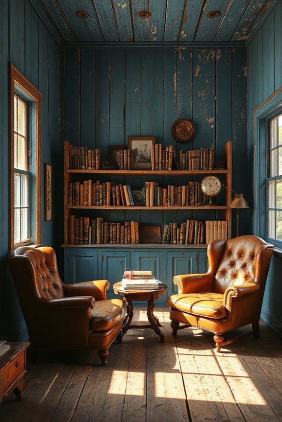 15 Gorgeous Weathered Blue Farmhouse Living Spaces 79 timeless vintage blue elegance