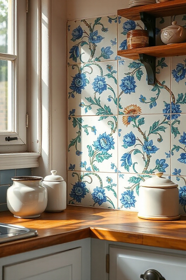 traditional french tile motifs