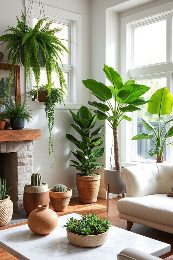 Incorporate Plants to Bring Life and Freshness to Your Living Room 21 transformative indoor plant decor