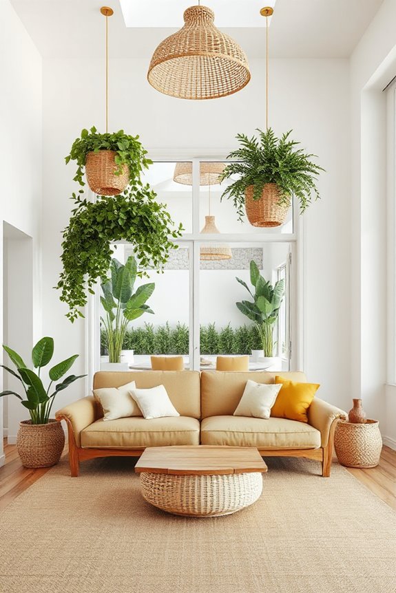 Modern Tropical White and Tan Living Room Concept 2 tropical elegance meets modernity