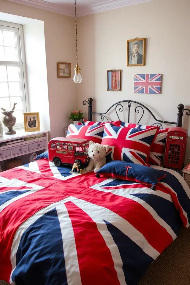 union jack bedroom transformation