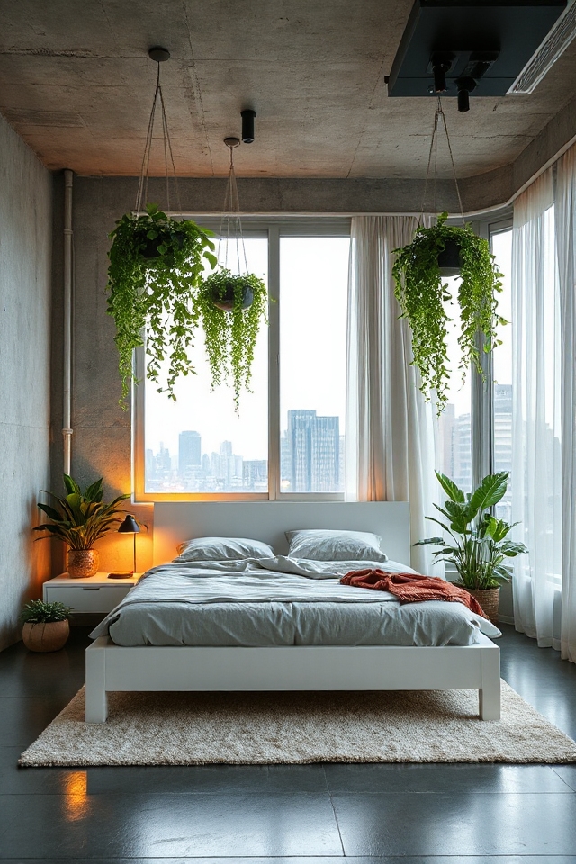 Would You Try A No Headboard Bedroom? These 22 Homes Make It Work 44 urban jungle bedroom oasis