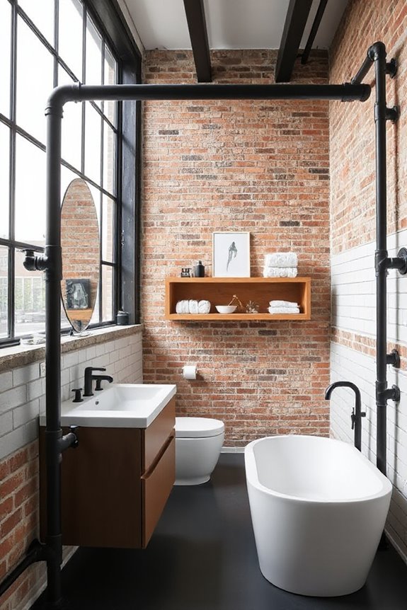 15 Bathrooms With Black Fixtures to Inspire Your Next Reno Project 86 urban loft aesthetic decor