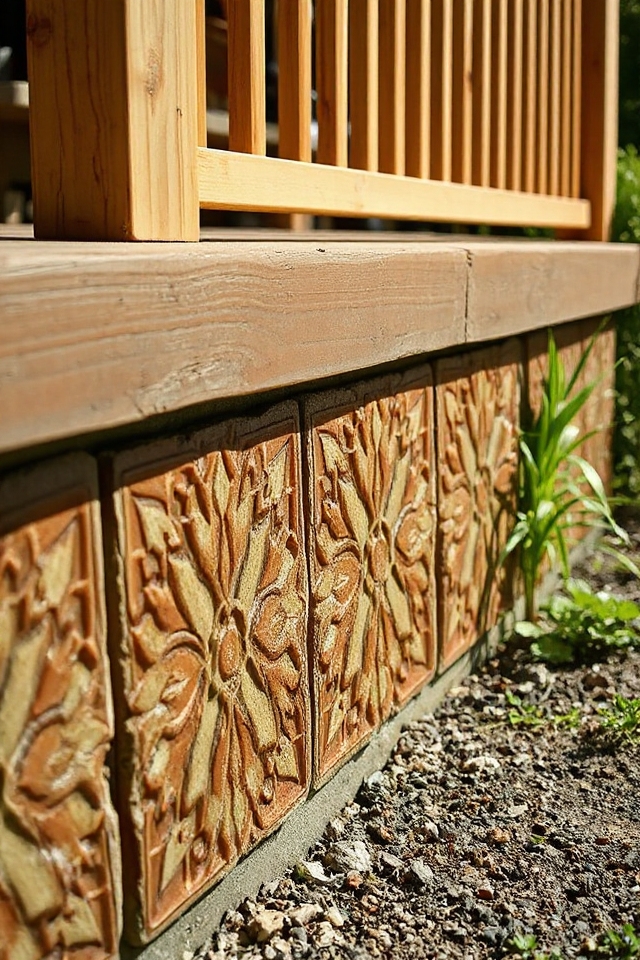 22 Deck Skirting Ideas To Enhance Your Outdoor Aesthetic 55 versatile decorative concrete blocks