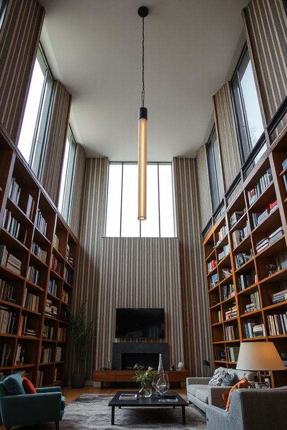 15 Design Hacks For A Low Ceiling Living Room 80 vertical lines enhance height