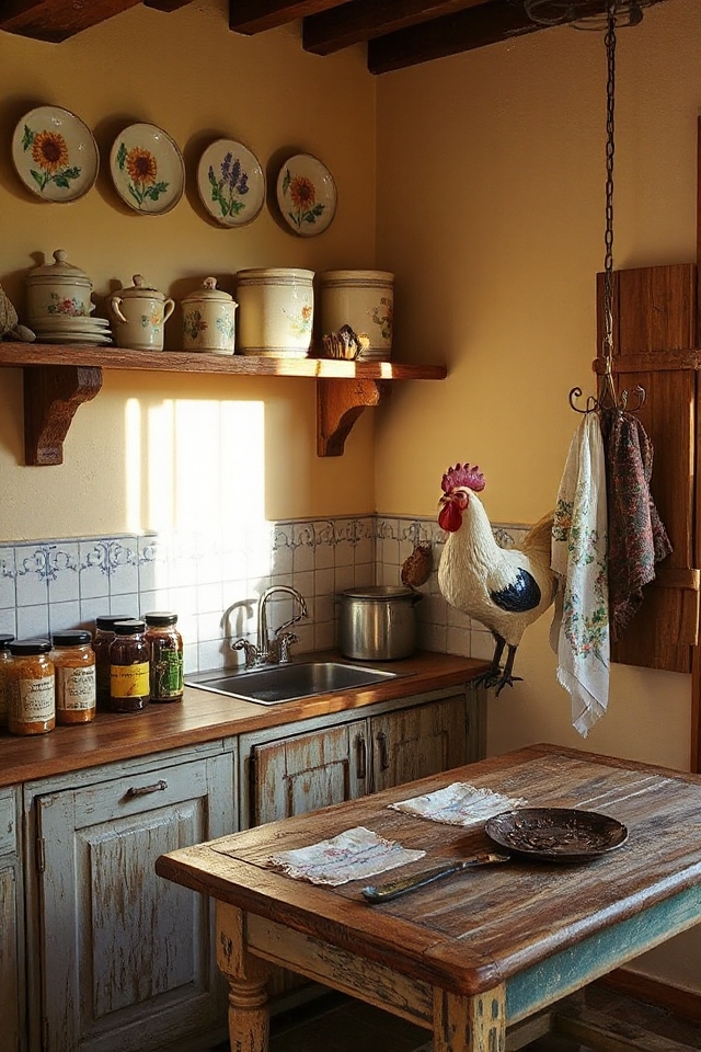 vibrant folk art decor