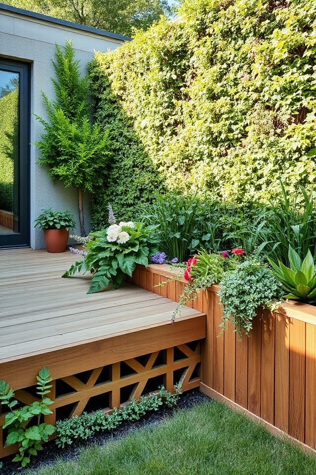 22 Deck Skirting Ideas To Enhance Your Outdoor Aesthetic 103 vibrant living green wall