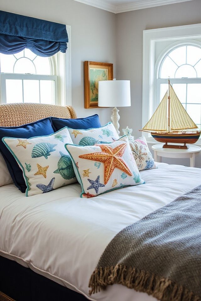 40 Nautical Bedroom Ideas if You Love Boats and Adventures 121 vibrant nautical themed decor accents