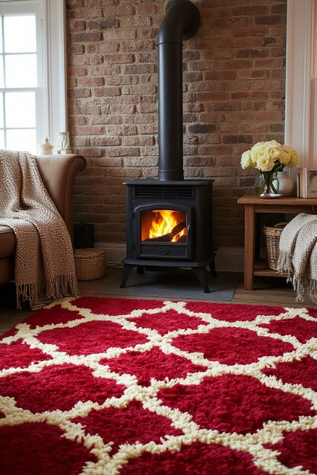 40 Wood-Burning Stove Decor Ideas To Warm Up Your Space 213 vibrant rugs enhance spaces