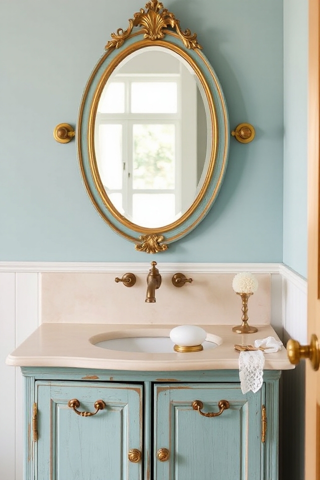vintage charm for bathrooms