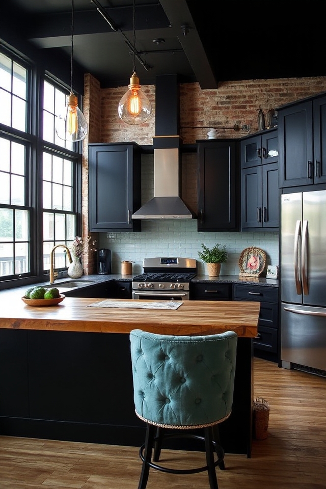 12 Modern Loft Kitchens That Are Equal Parts Cozy and Chic 40 vintage charm meets modernity
