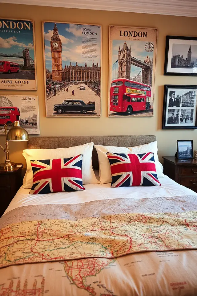 vintage london posters decor