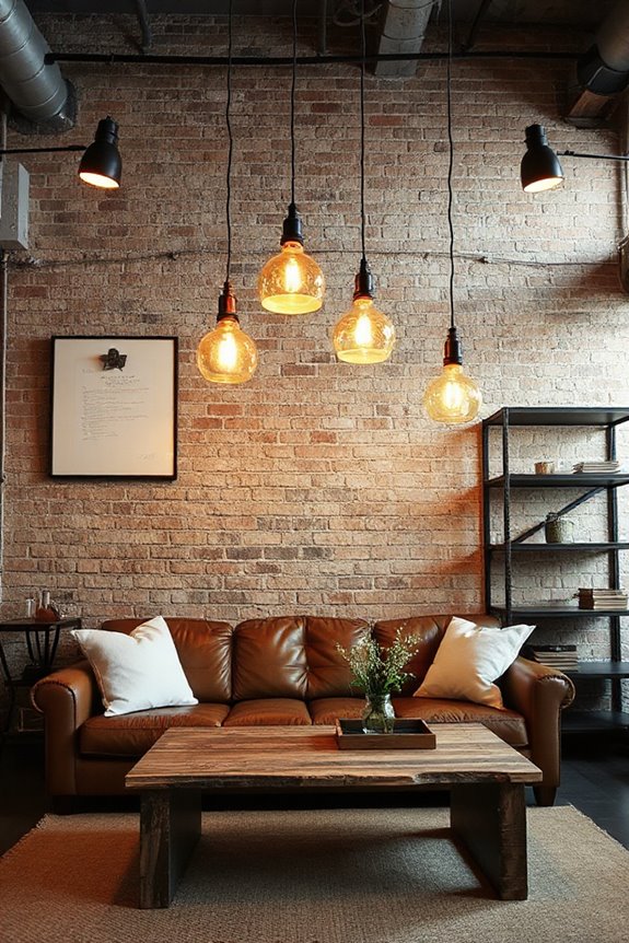 vintage meets modern lighting