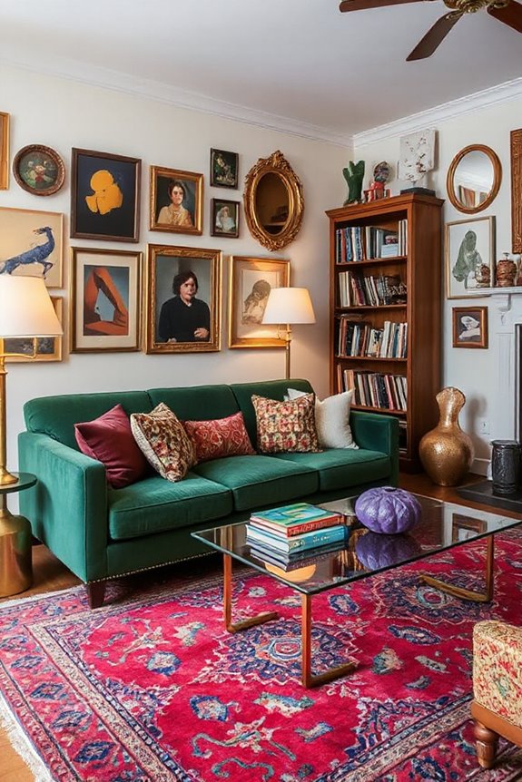 vintage modern aesthetic blend