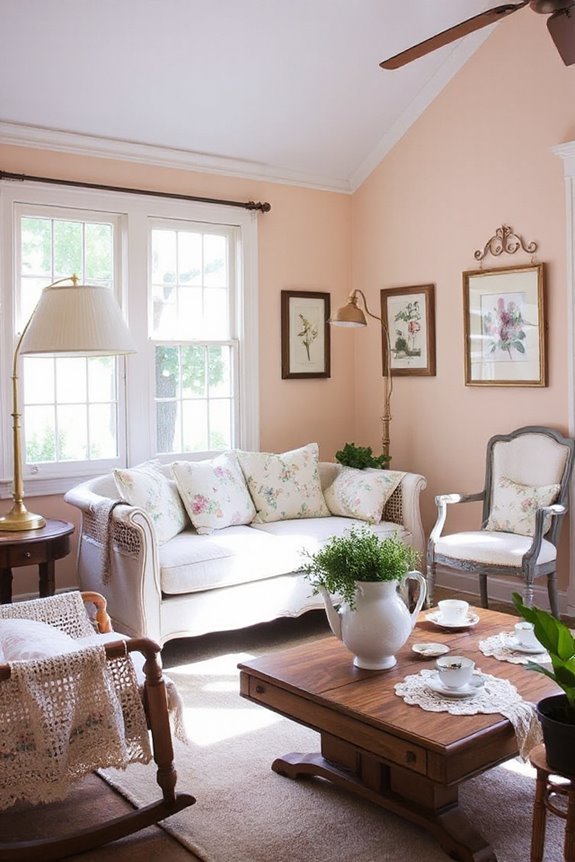 Classic Southern-Inspired Cottagecore Living Room 2 vintage southern living room