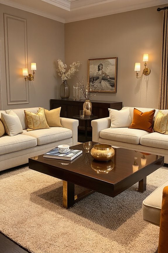 Don’t Miss These 22 Stunning Living Rooms in Warm Neutrals 9 warm beige modern elegance
