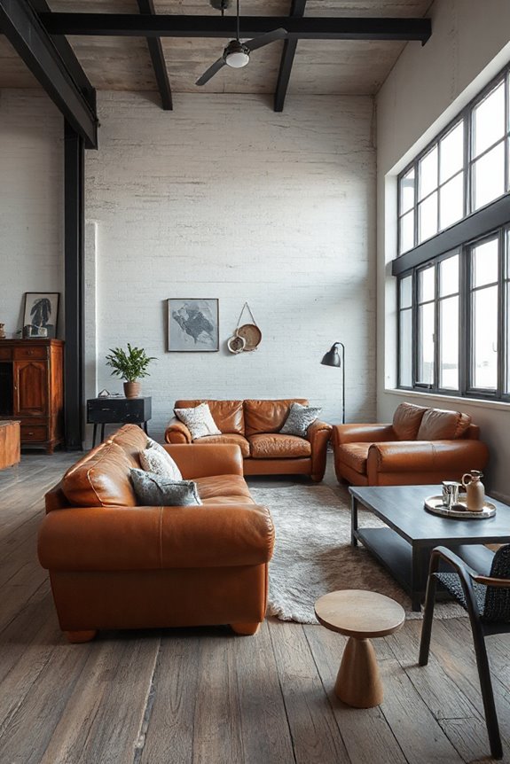 warm industrial chic balance