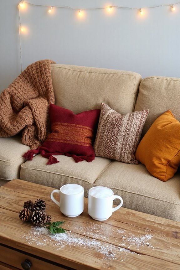 warm inviting winter decor